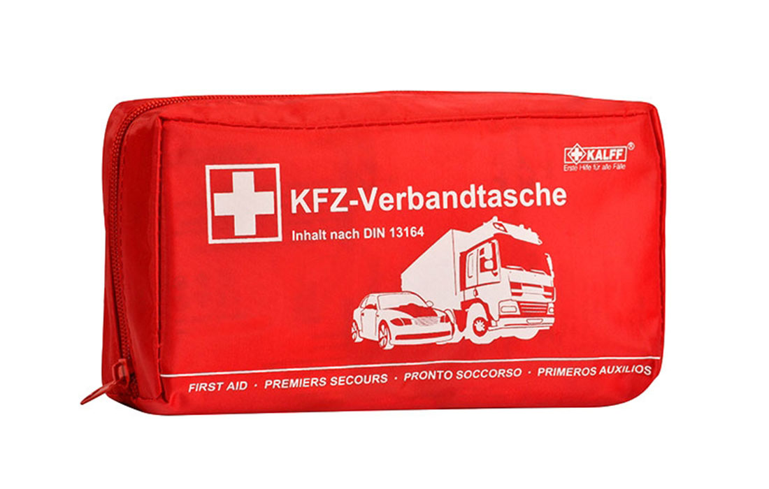 KFZ-Verbandtasche Standard rot